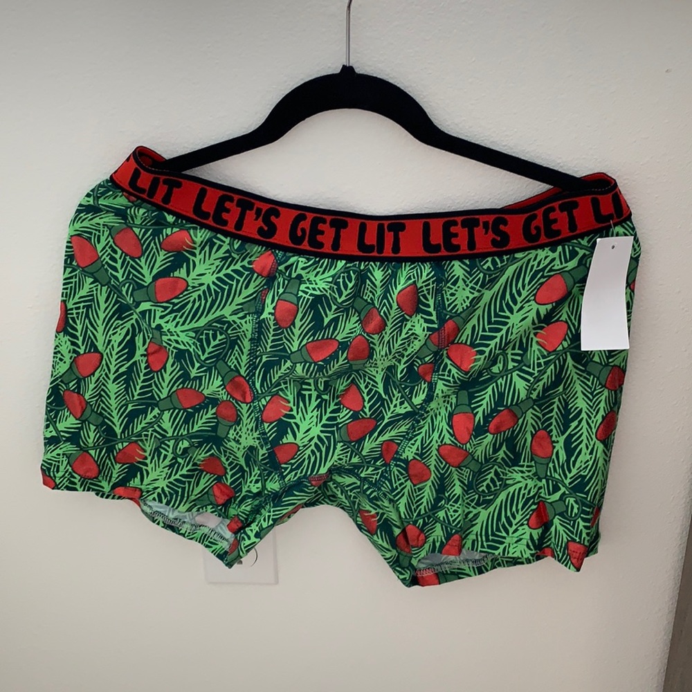 Let’s get Lit Christmas lights boxers